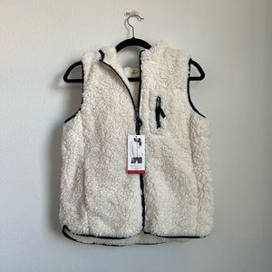 Faux Sherpa Fuzzy Vest
